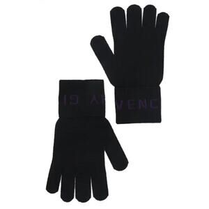 Givenchy Black Gloves Full Fingered Warm Accessories